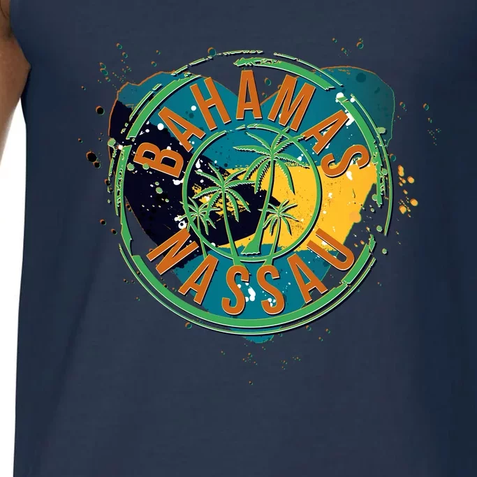 Bahamas Nassau Paint Stamp Emblem Comfort Colors® Tank Top