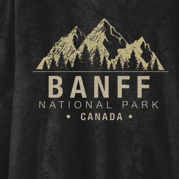 Banff National Park Hooded Wearable Blanket