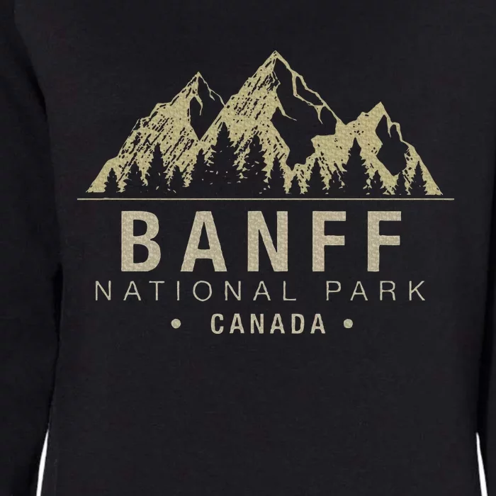 Banff National Park Womens California Wash Sweatshirt