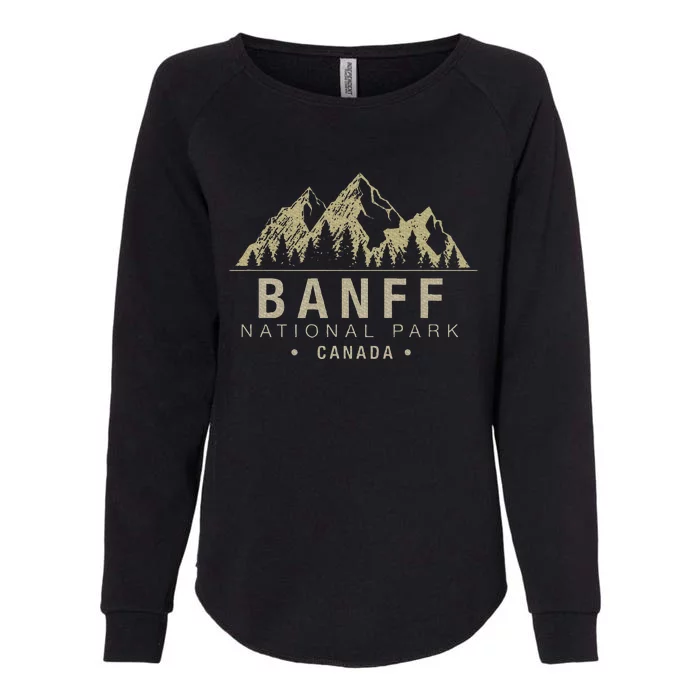 Banff National Park Womens California Wash Sweatshirt