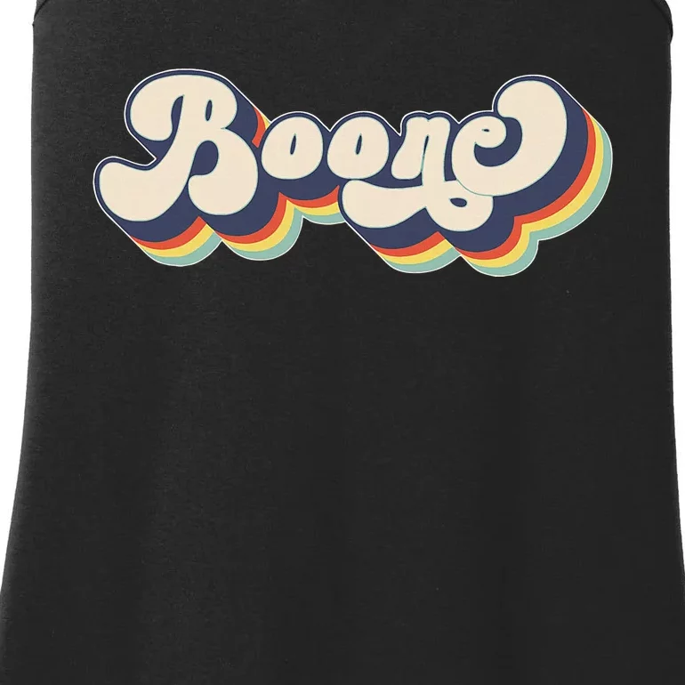 Boone Name Personalized Surname First Name Boone Ladies Essential Tank