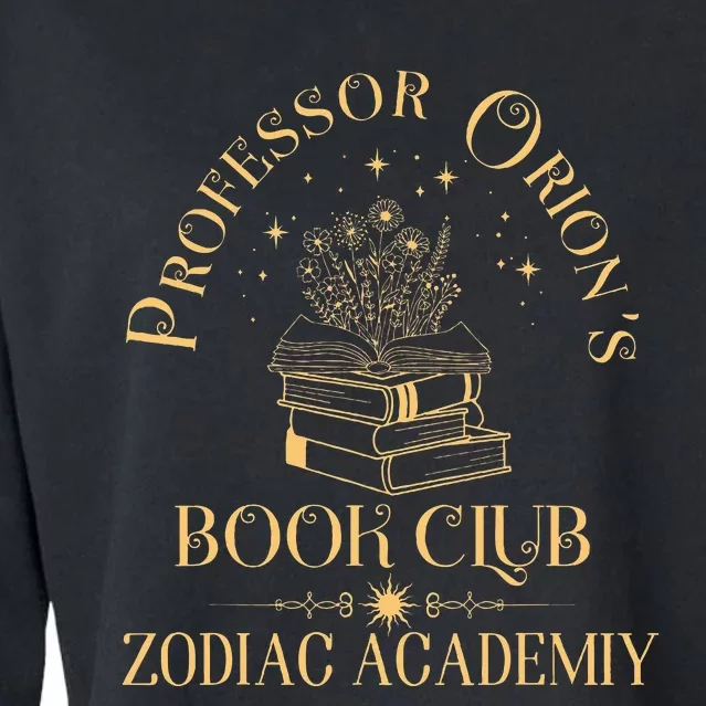 Book Nerd Professor OrionS Book Club Zodiac Academy Cropped Pullover Crew