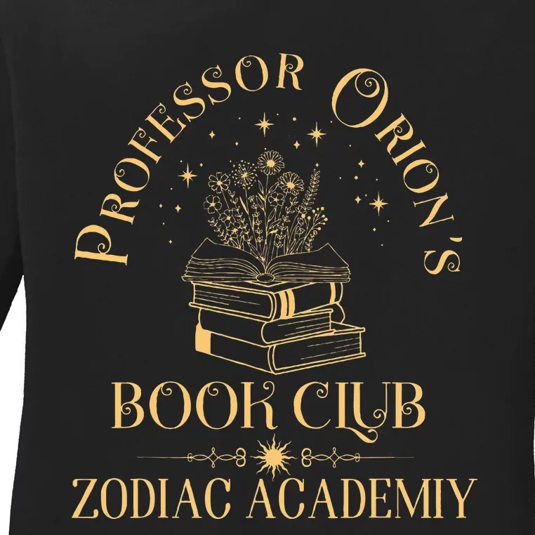 Book Nerd Professor OrionS Book Club Zodiac Academy Ladies Long Sleeve Shirt