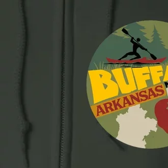 Buffalo National River Arkansas Full Zip Hoodie