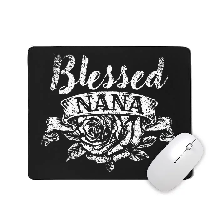 Blessed Nana Rose Thanksgiving Jesus Devotee Floral Blessed Mousepad