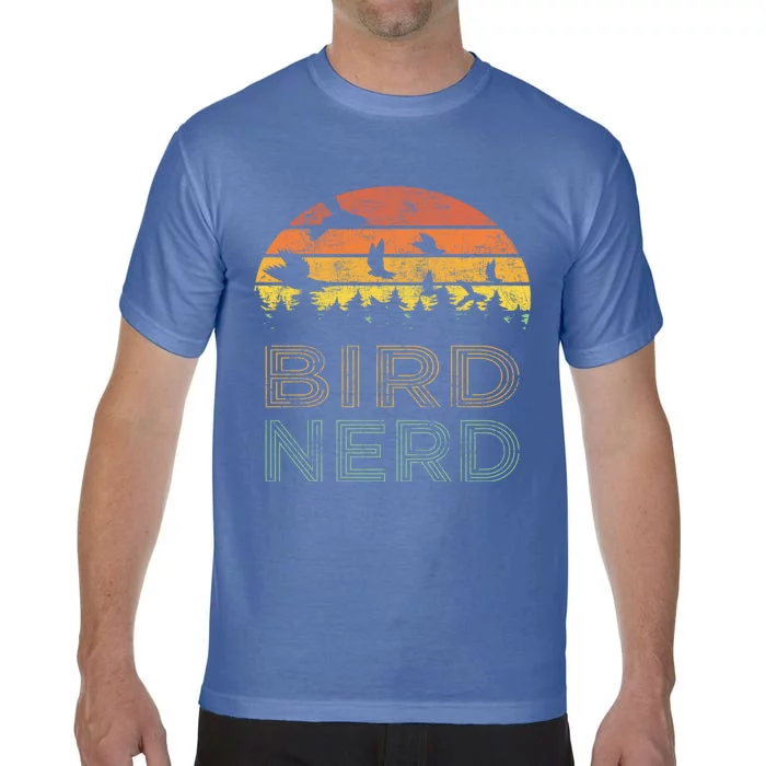 Bird Nerd Retro Vintage Distressed Bird Watcher Watching Gift Comfort Colors T-Shirt