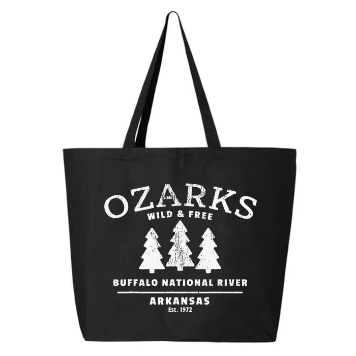 Buffalo National River Arkansas Ozark Mountains 25L Jumbo Tote