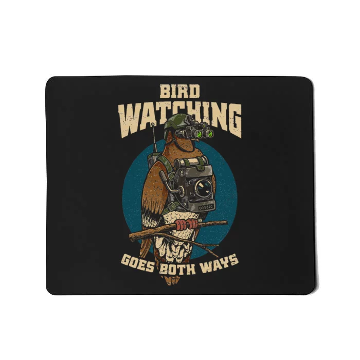 Birds Not Real Bird Watching Goes Both Ways Mousepad