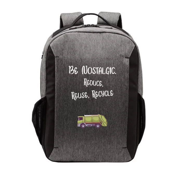 Be Nostalgic Reduce Reuse Recycle Gift Vector Backpack