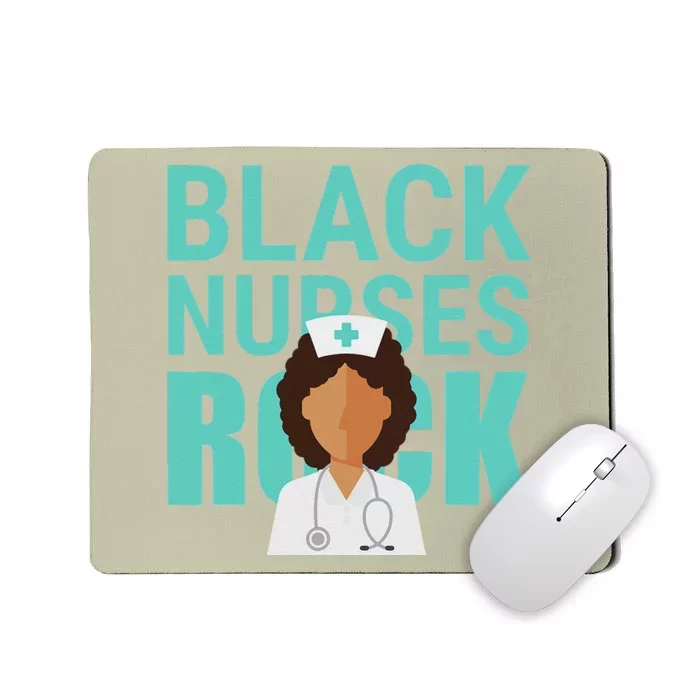 Black Nurses Rock Nursing Day Black People Mousepad