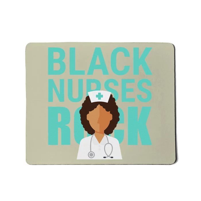 Black Nurses Rock Nursing Day Black People Mousepad