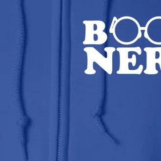 Book Nerd Reading Gift Full Zip Hoodie