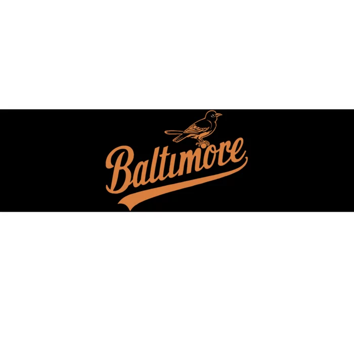 Baltimore Name Retro Vintage Bumper Sticker