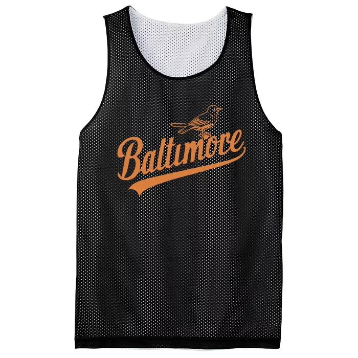 Baltimore Name Retro Vintage Mesh Reversible Basketball Jersey Tank