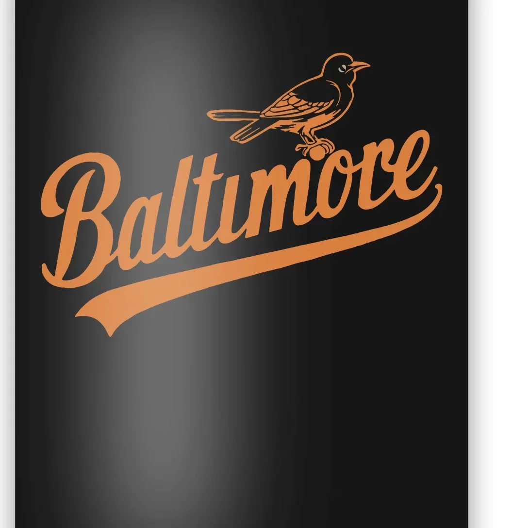 Baltimore Name Retro Vintage Poster