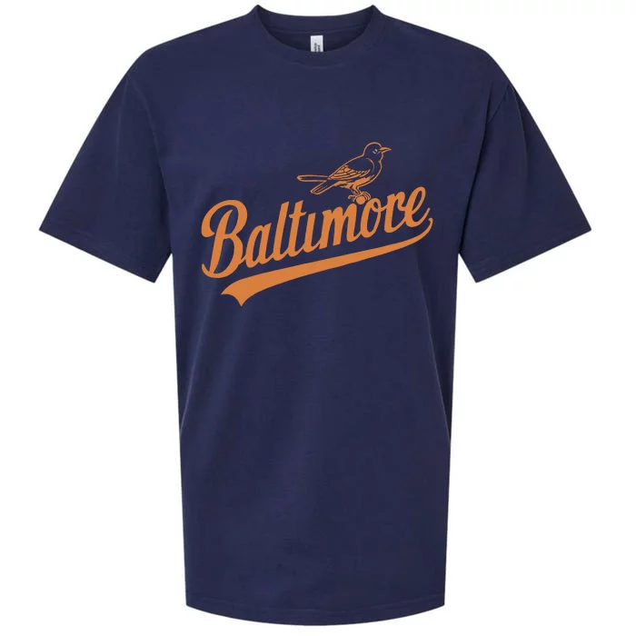 Baltimore Name Retro Vintage Sueded Cloud Jersey T-Shirt