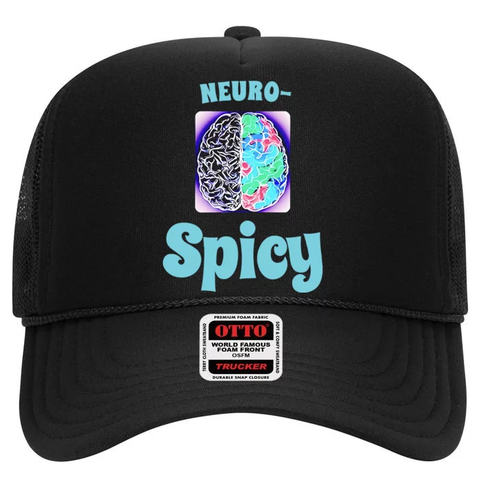 Brains Neuro Spicy High Crown Mesh Trucker Hat