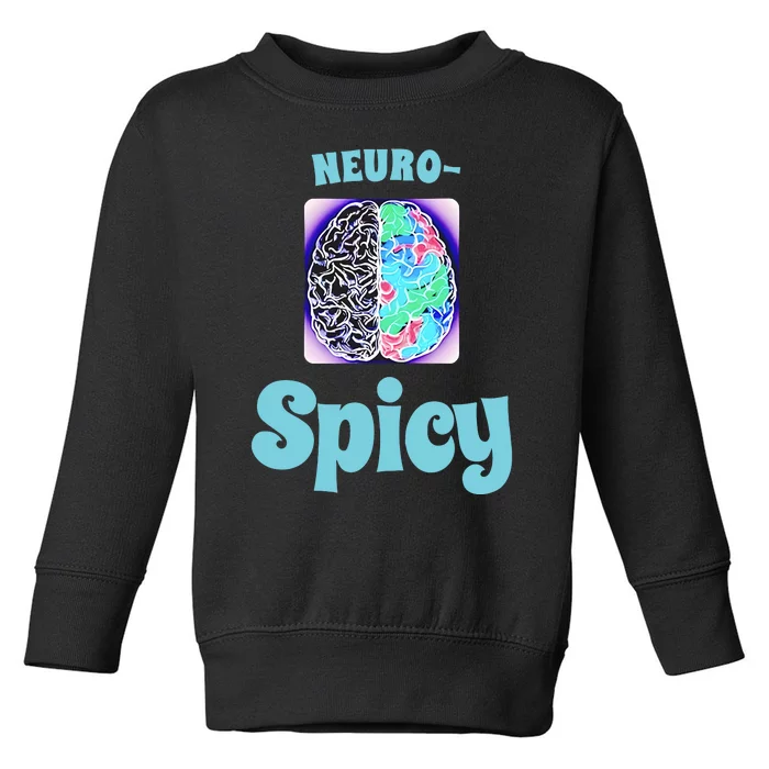 Brains Neuro Spicy Toddler Sweatshirt