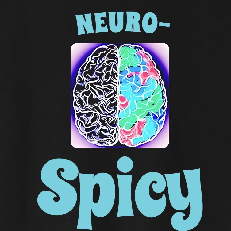 Brains Neuro Spicy Women's Crop Top Tee