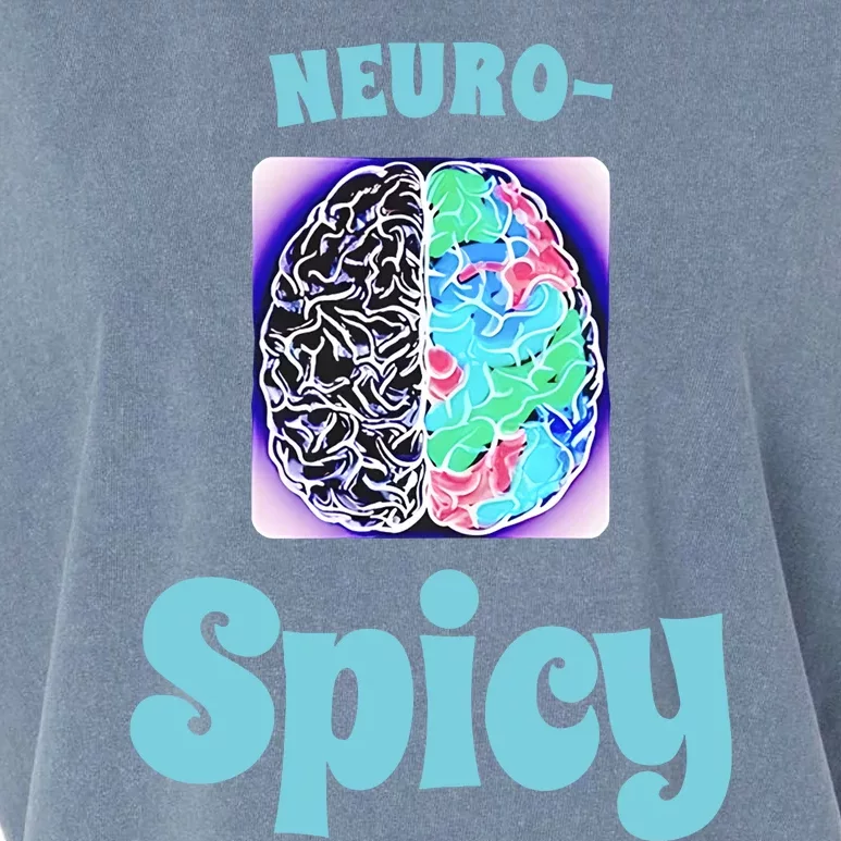 Brains Neuro Spicy Garment-Dyed Women's Muscle Tee