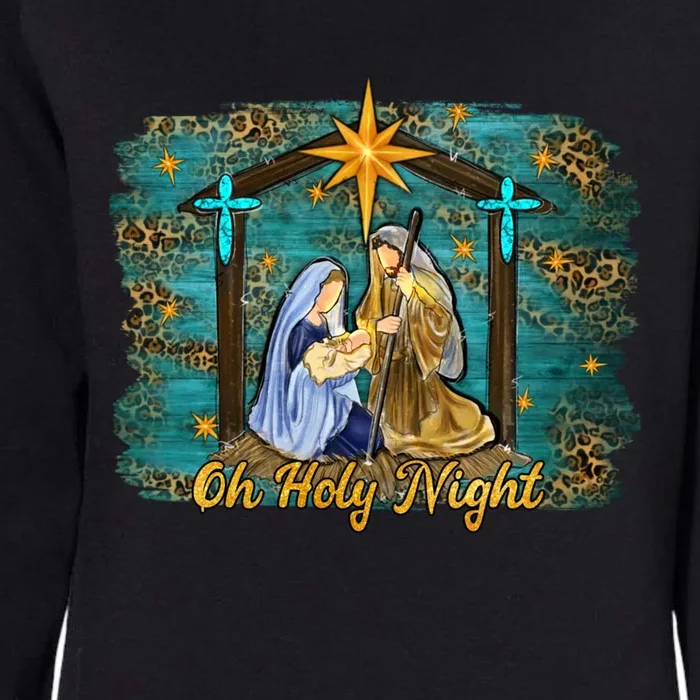 Beautiful Nativity Scene Jesus Christmas Graphic Gift Womens California Wash Sweatshirt