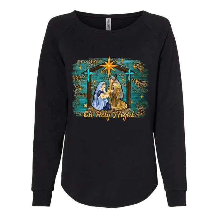 Beautiful Nativity Scene Jesus Christmas Graphic Gift Womens California Wash Sweatshirt