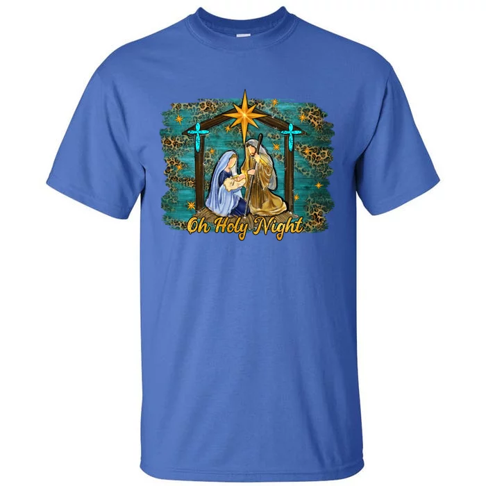 Beautiful Nativity Scene Jesus Christmas Graphic Gift Tall T-Shirt