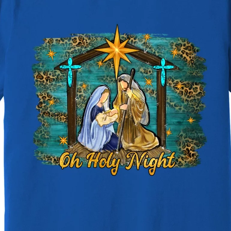 Beautiful Nativity Scene Jesus Christmas Graphic Gift Premium T-Shirt