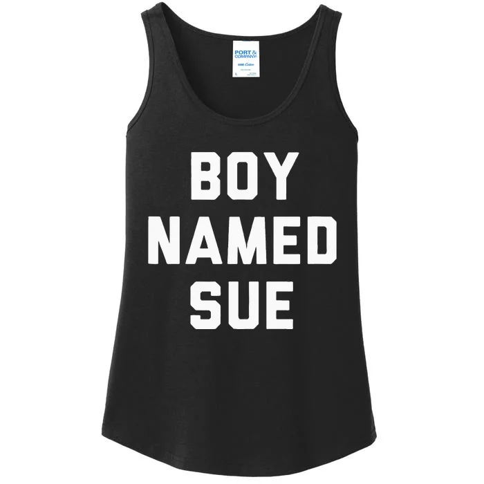 Boy Named Sue Tank Country Music Festival Classic Country Ladies Essential Tank