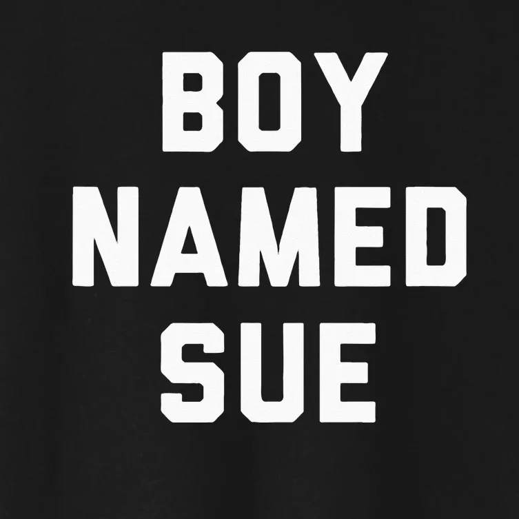 Boy Named Sue Tank Country Music Festival Classic Country Women's Crop Top Tee