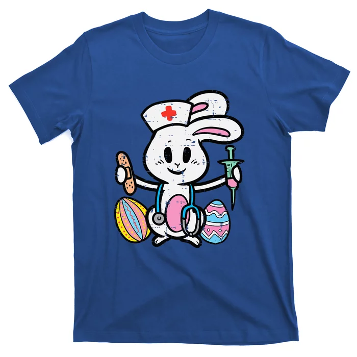 Bunny Nurse Stethoscope Cute Rabbit Scrub T-Shirt