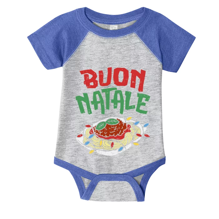 Buon Natale Spaghetti Gift Italian Christmas Gift Infant Baby Jersey Bodysuit