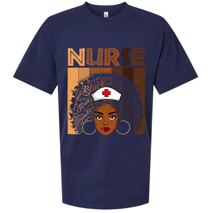 Black Nurse Shirts For Women Girl African Melanin Nursing Sueded Cloud Jersey T-Shirt