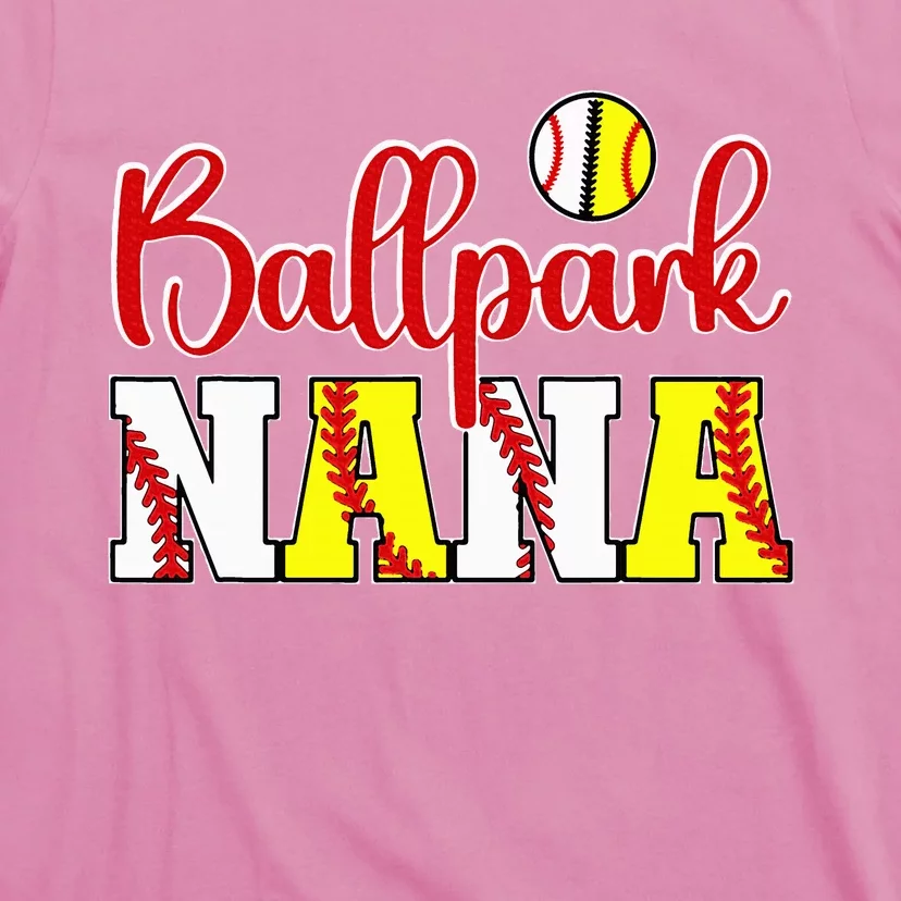 Ballpark Nana Softball T-Shirt