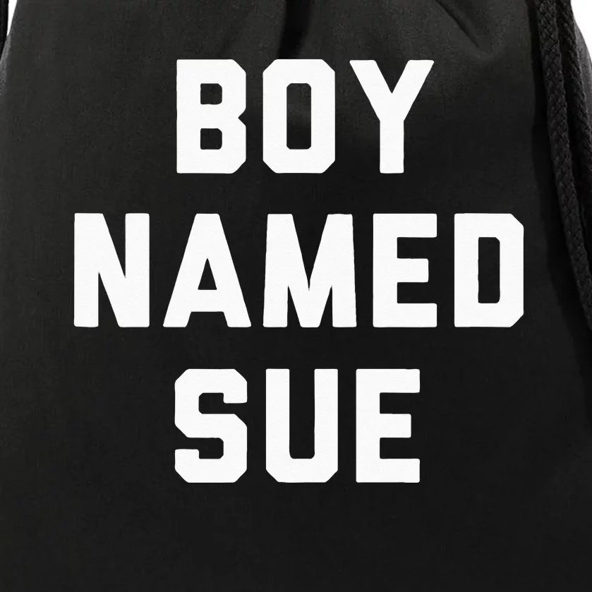 Boy Named Sue Tank Country Music Festival Classic Country Drawstring Bag