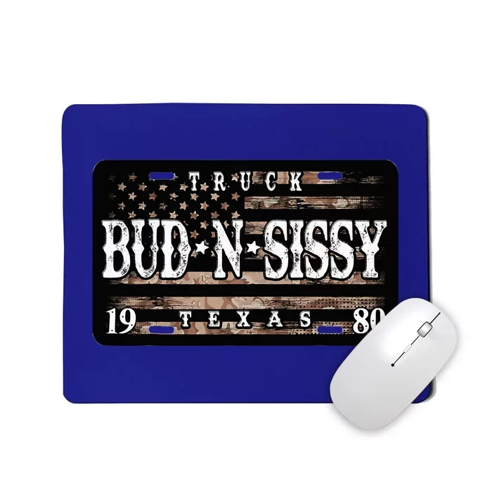 Bud N Sissy Texas Cowboy Mousepad