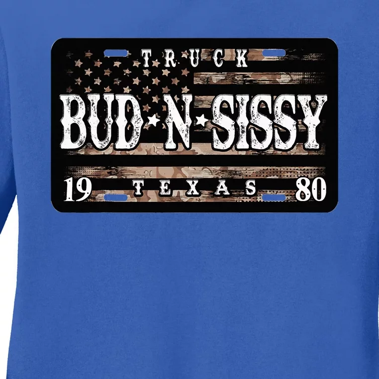 Bud N Sissy Texas Cowboy Ladies Long Sleeve Shirt