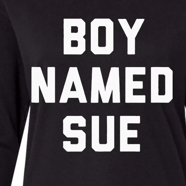 Boy Named Sue Tank Country Music Festival Classic Country Womens Cotton Relaxed Long Sleeve T-Shirt