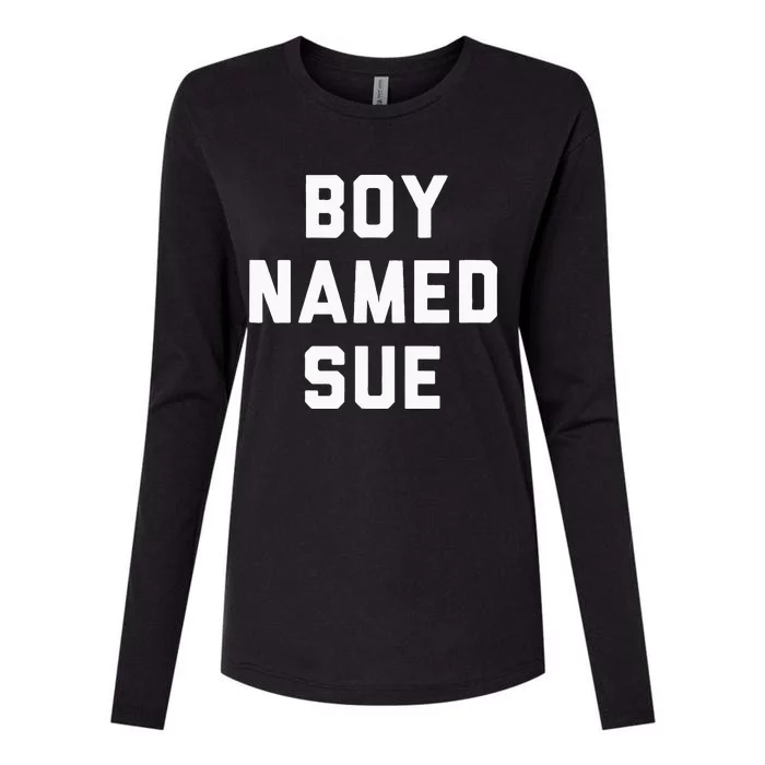 Boy Named Sue Tank Country Music Festival Classic Country Womens Cotton Relaxed Long Sleeve T-Shirt