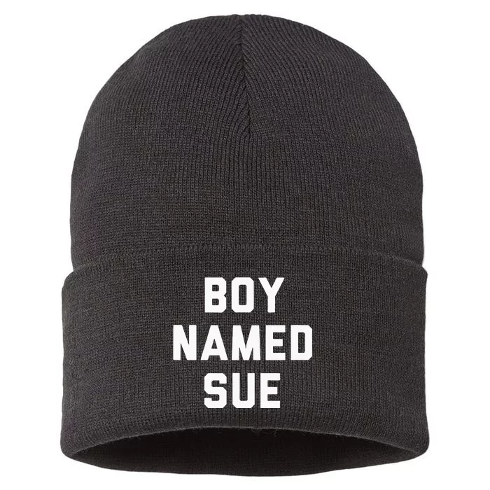 Boy Named Sue Tank Country Music Festival Classic Country Sustainable Knit Beanie