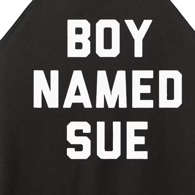 Boy Named Sue Tank Country Music Festival Classic Country Women’s Perfect Tri Rocker Tank