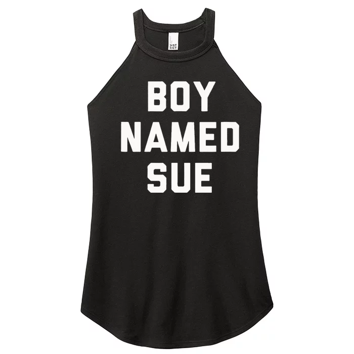 Boy Named Sue Tank Country Music Festival Classic Country Women’s Perfect Tri Rocker Tank