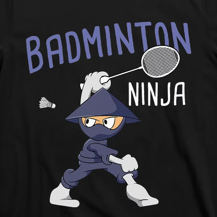 Badminton Ninja Shuttlecock Boy Badminton T-Shirt