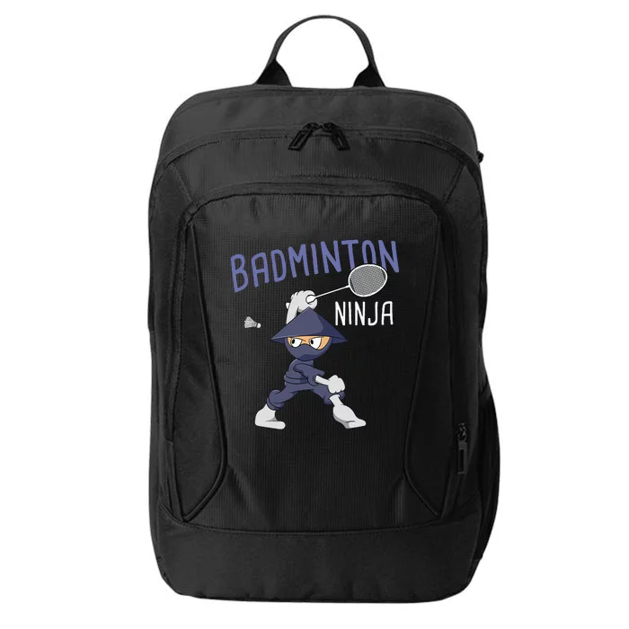 Badminton Ninja Shuttlecock Boy Badminton City Backpack