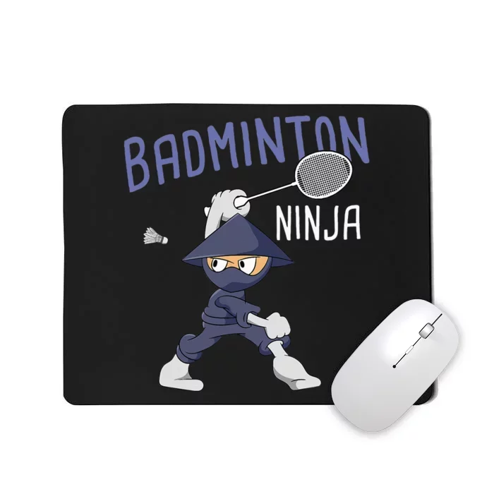 Badminton Ninja Shuttlecock Boy Badminton Mousepad