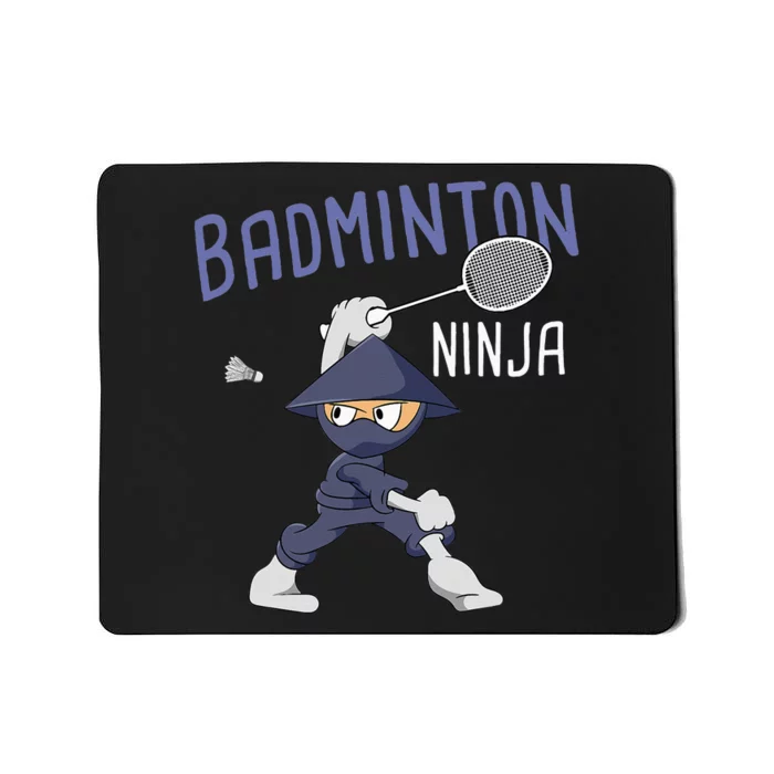 Badminton Ninja Shuttlecock Boy Badminton Mousepad