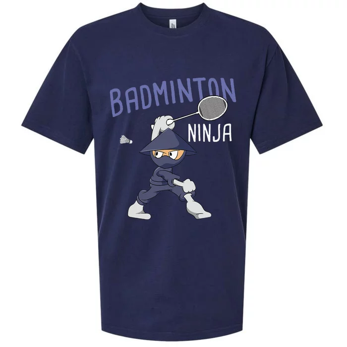 Badminton Ninja Shuttlecock Boy Badminton Sueded Cloud Jersey T-Shirt