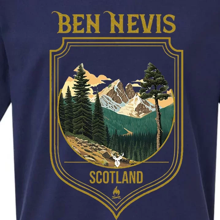 Ben Nevis Souvenir Apparel Ben Nevis Hiking Sueded Cloud Jersey T-Shirt