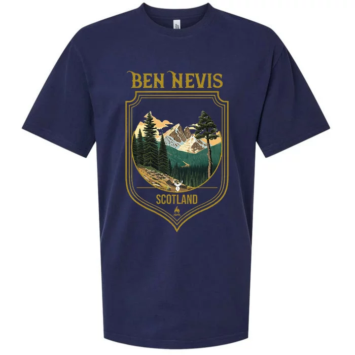 Ben Nevis Souvenir Apparel Ben Nevis Hiking Sueded Cloud Jersey T-Shirt