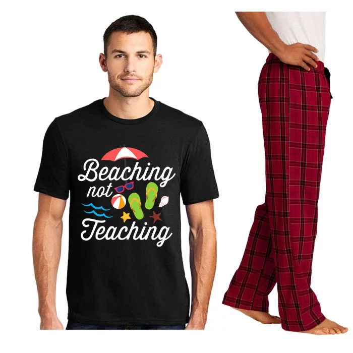 Beaching Not Teaching Teacher Design Pajama Set